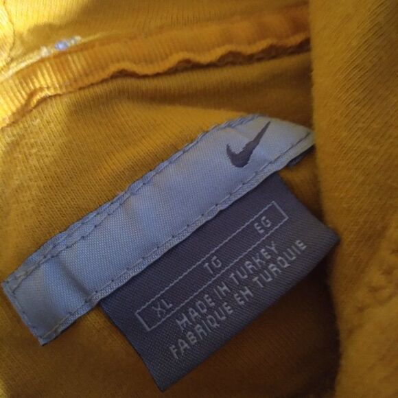 Vintage Nike Spell Out Talk Walk Logo Hoodie Sweatshirt - Picture 5 of 10